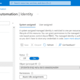 Enable the managed identity in an Azure Automation Account